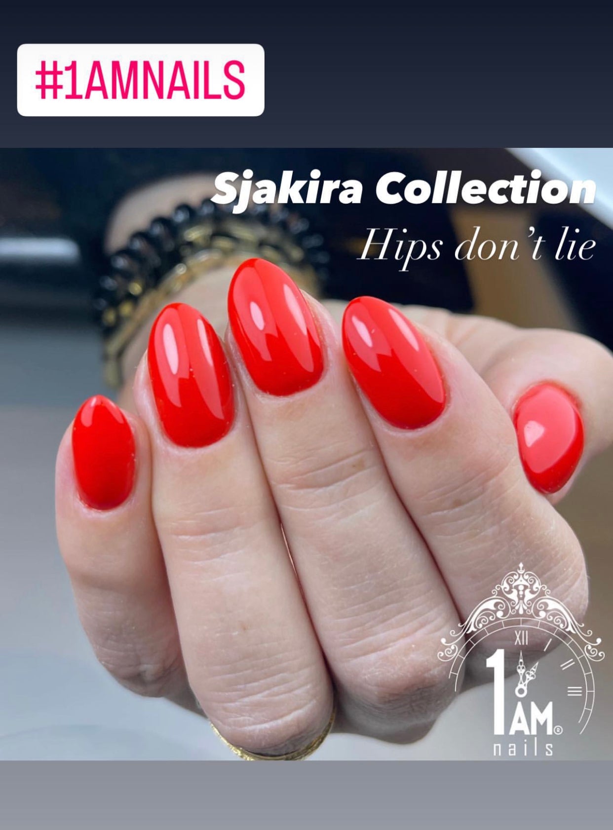 1AM Nails Hips don't lie (Sjakira collection) colorgel 5 gr
