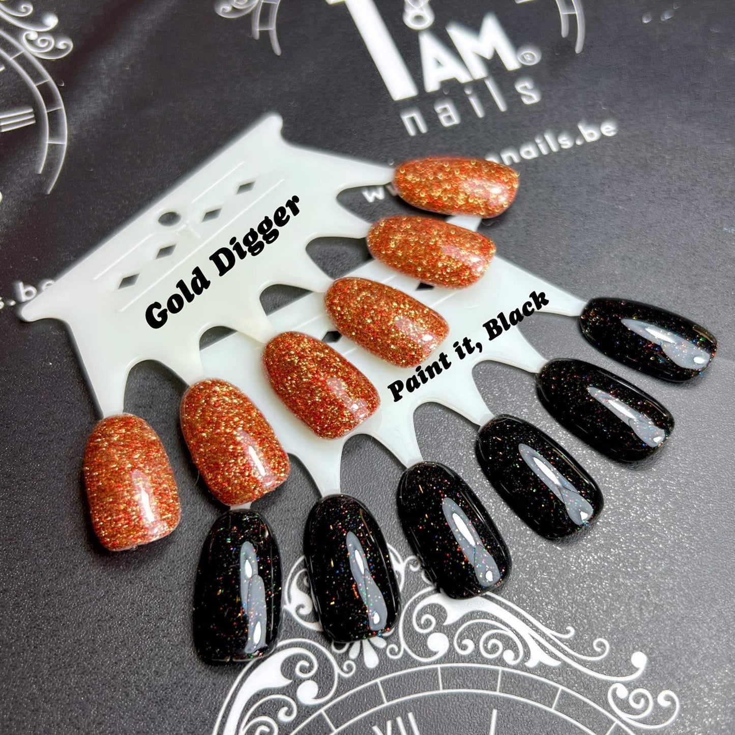 1AM Nails Limited edition Sparkle collection 2 glitter colorgels + 3 losse glitters gratis