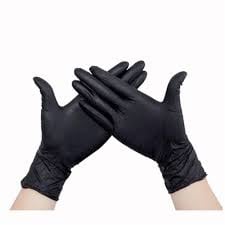 Nitril handschoenen Black maat Medium 100 stuks